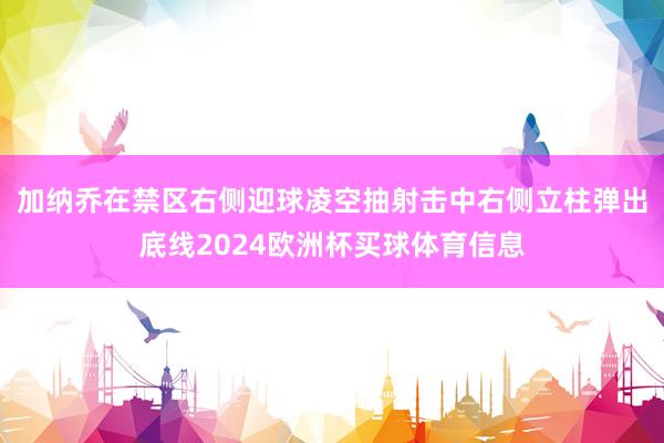 加纳乔在禁区右侧迎球凌空抽射击中右侧立柱弹出底线2024欧洲杯买球体育信息